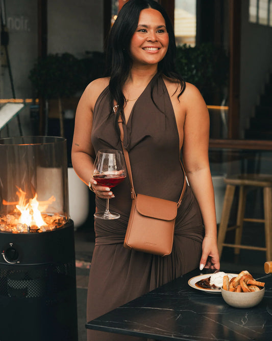Louenhide Bessie Crossbody Phone Bag - Toffee