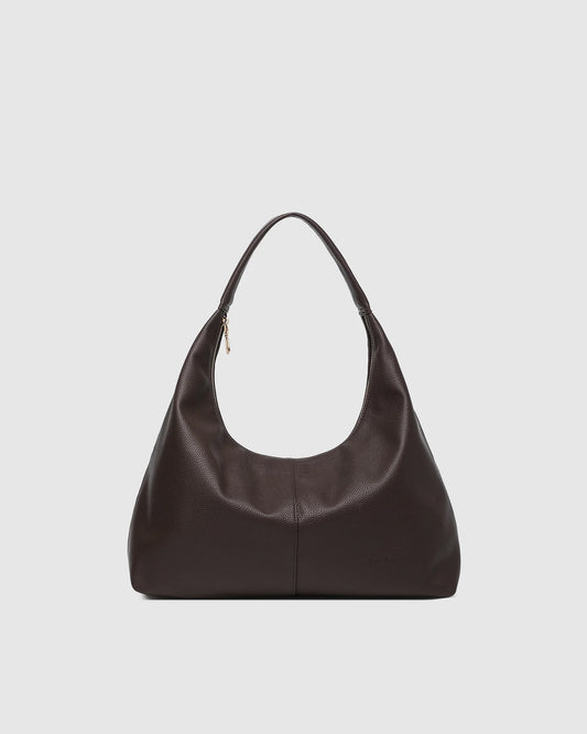 Louenhide Valentina Slouch Shoulder Bag - Chocolate