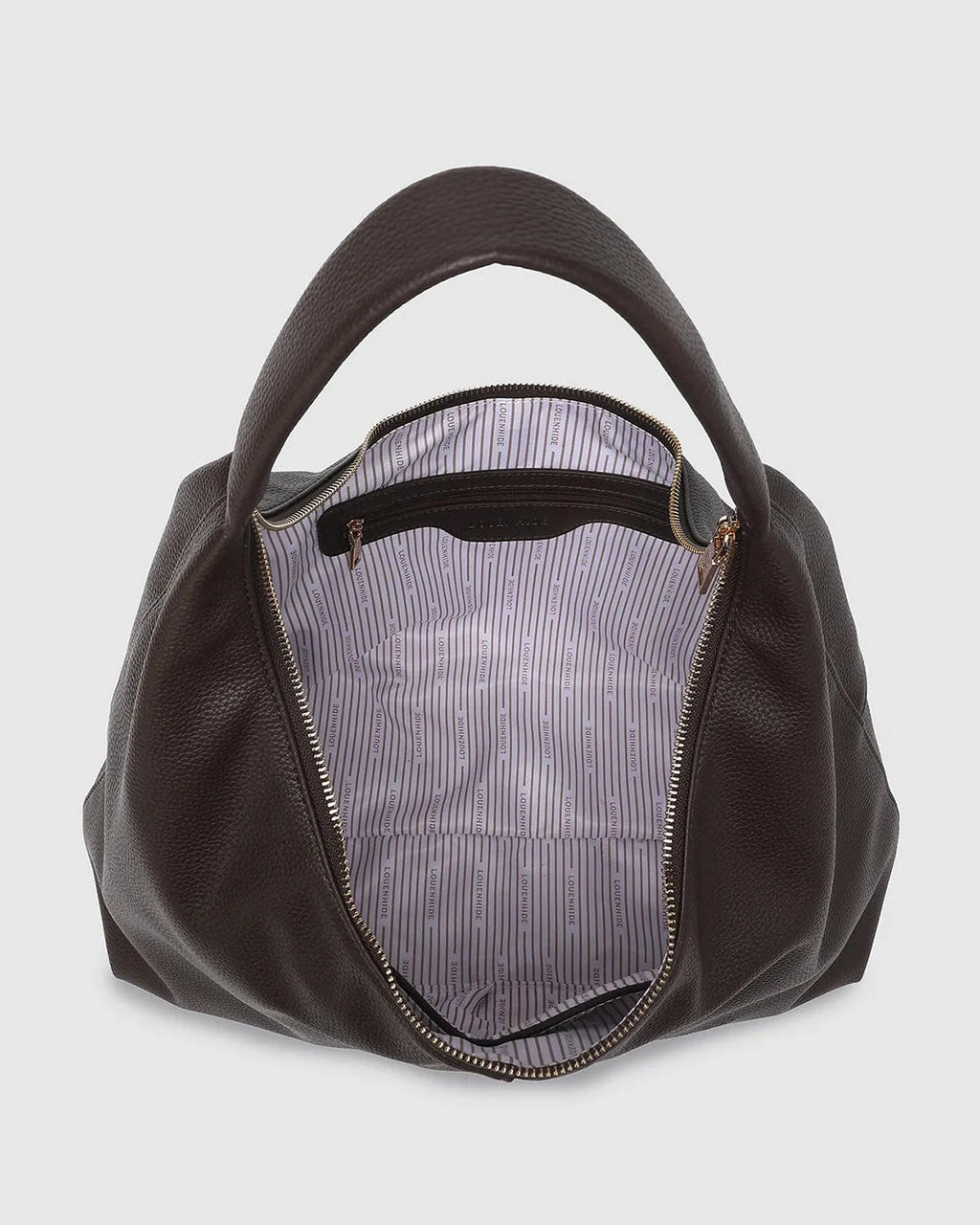Louenhide Valentina Slouch Shoulder Bag - Chocolate