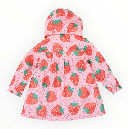 Korango Strawberries & Sprinkles Raincoat - Pink