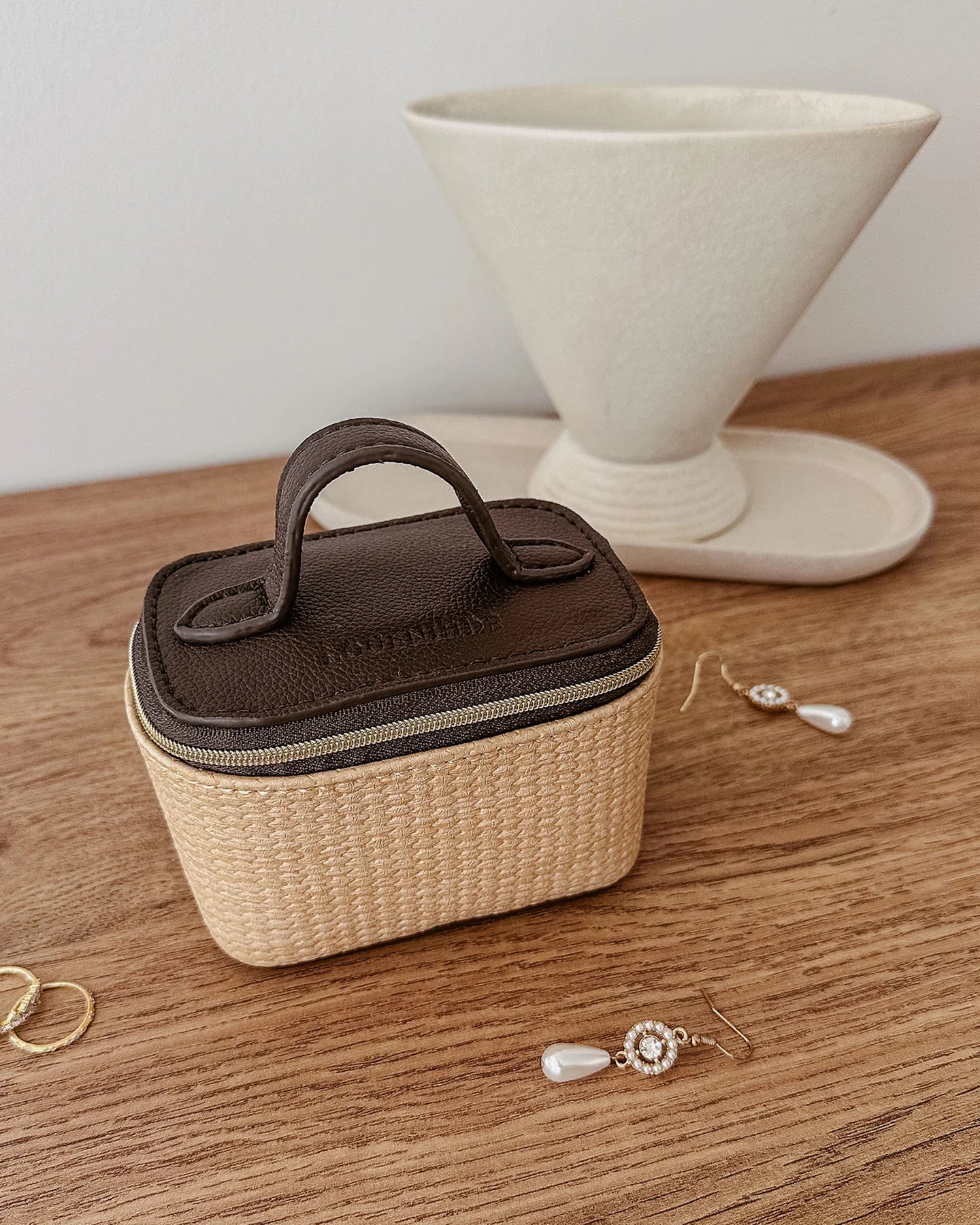 Louenhide Trudy Jewellery Box | Natural Chocolate