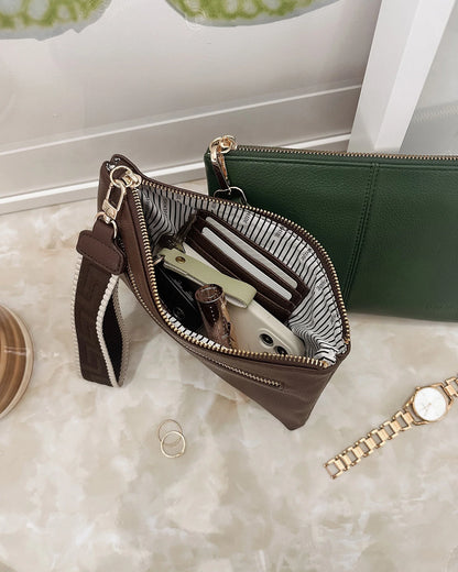 Louenhide Mimi Clutch - Chocolate