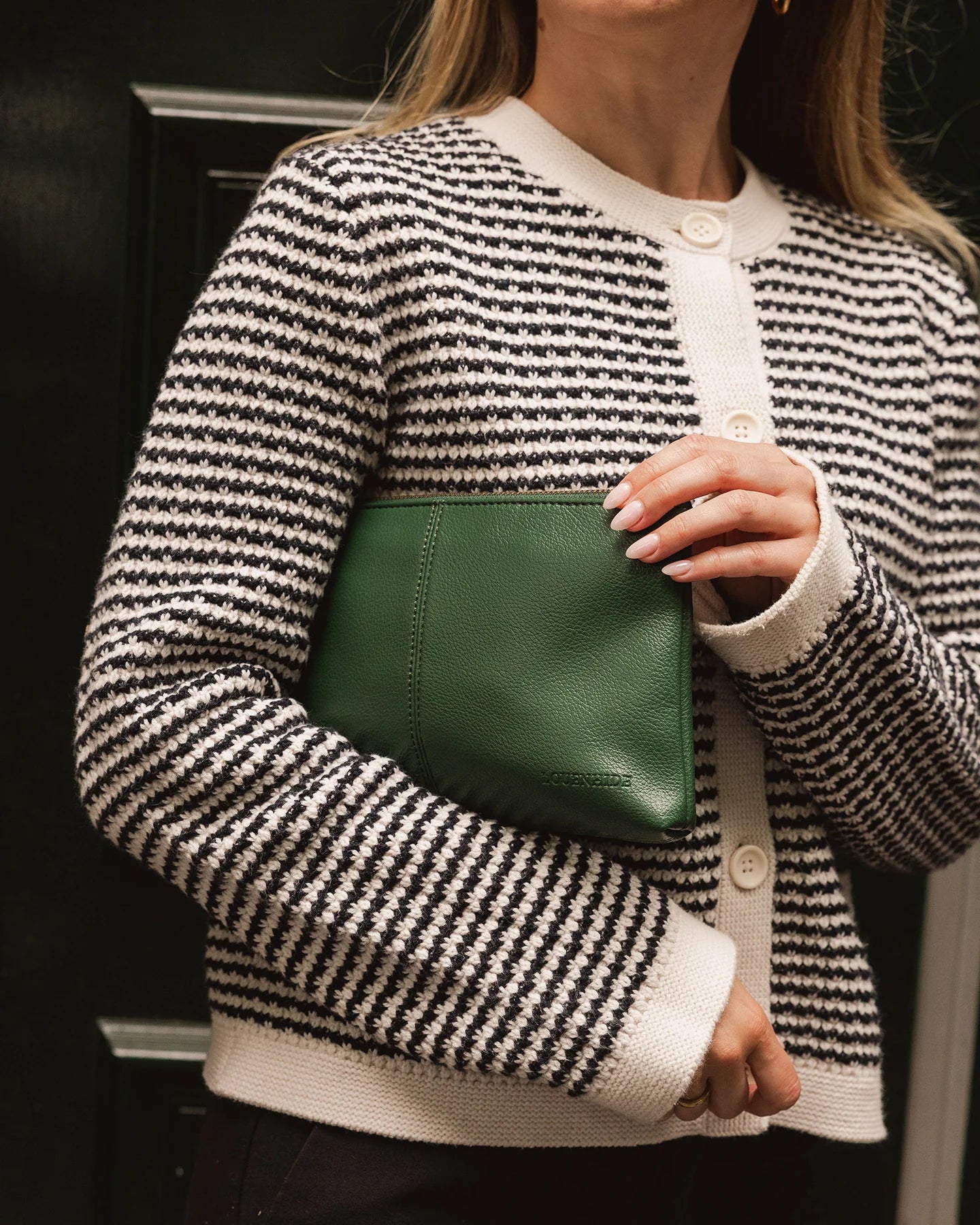 Louenhide Mimi Clutch - Forest Green