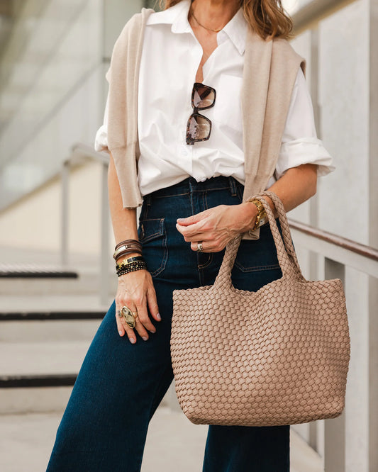 Cruiser Woven Tote Bag | Coffee