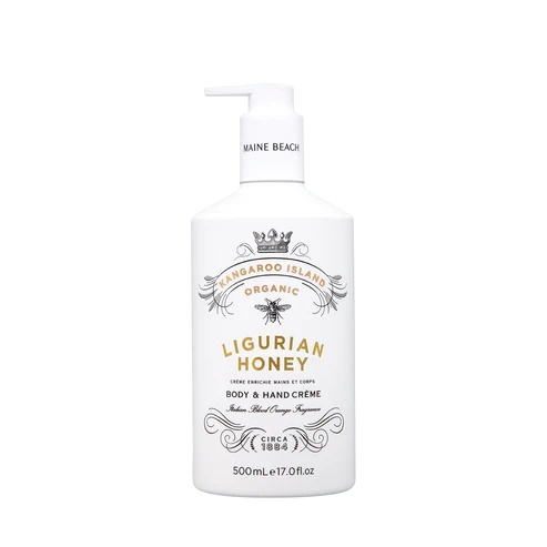 Maine Beach K.I. Ligurian Honey - Body & Hand Crème 500ml