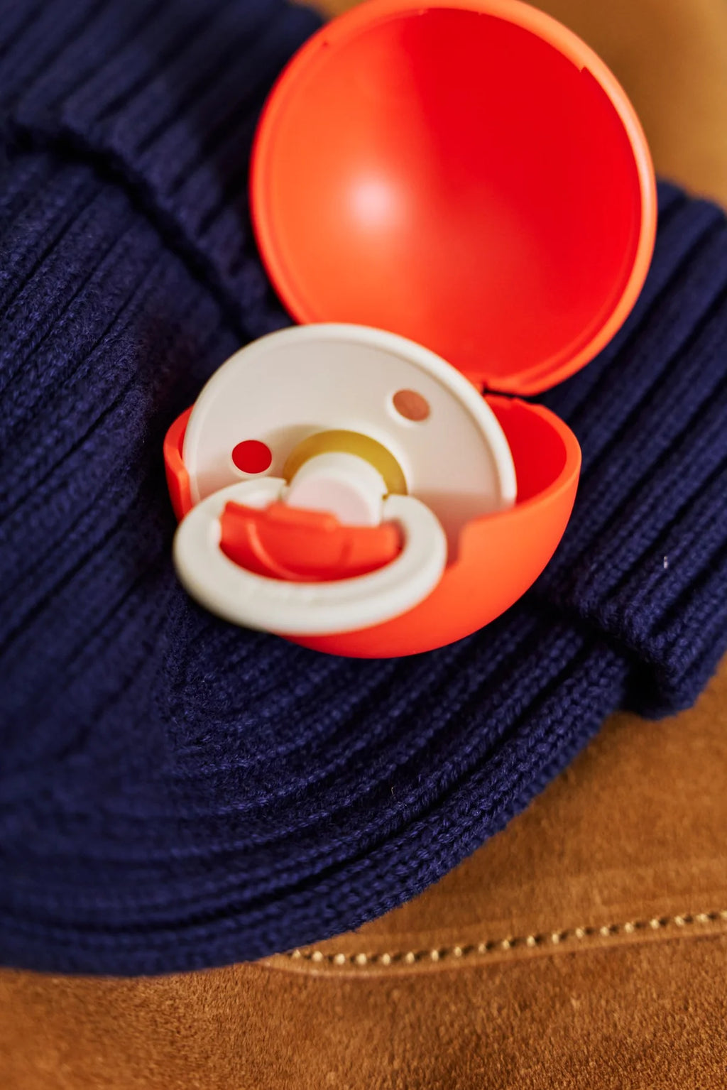 Bibs Pacifier Mini Case - Baby Blue