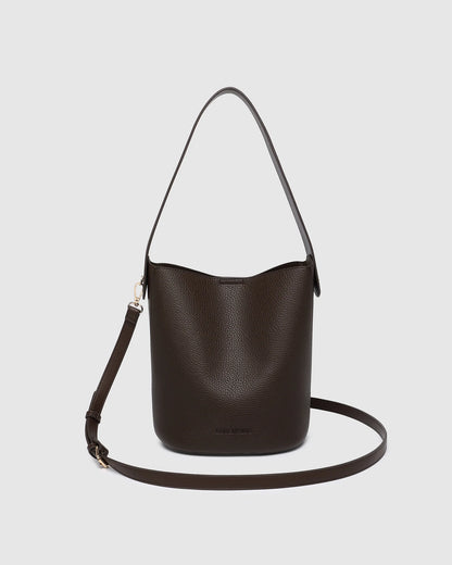 Miranda Bucket Bag with Bonus Crossbody | Chocolate