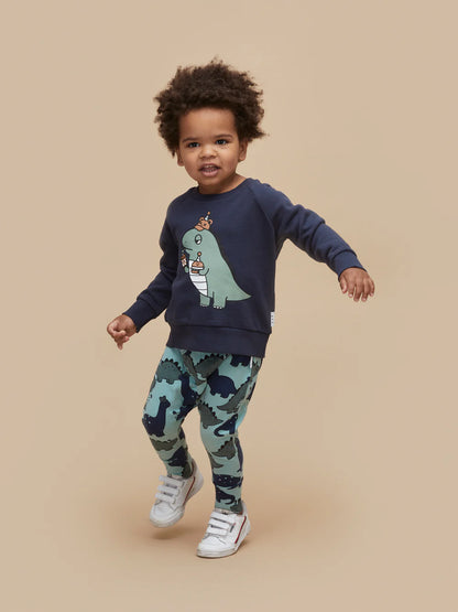 Huxbaby Dino Sweatshirt | Midnight