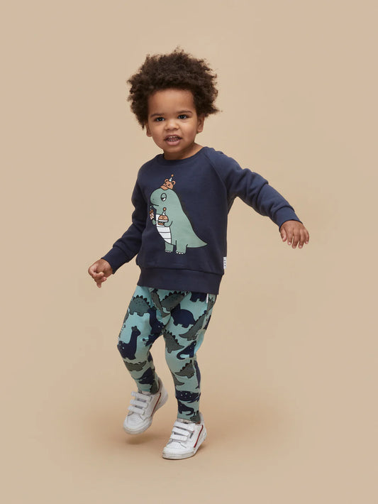 Huxbaby Dino Sweatshirt | Midnight