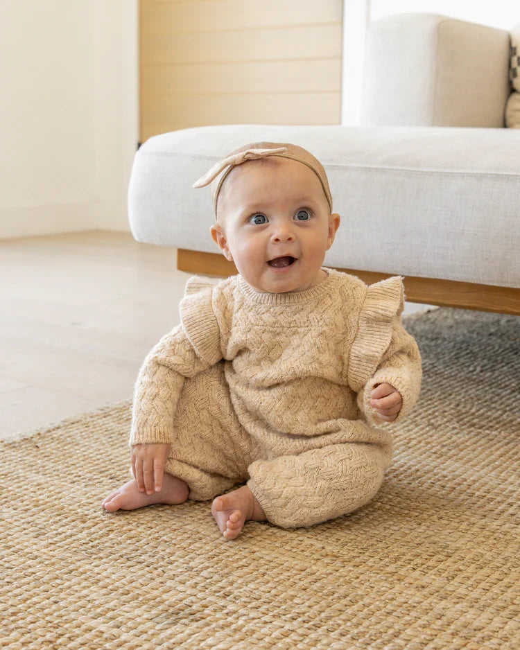 Mira Knit Romper - Shell