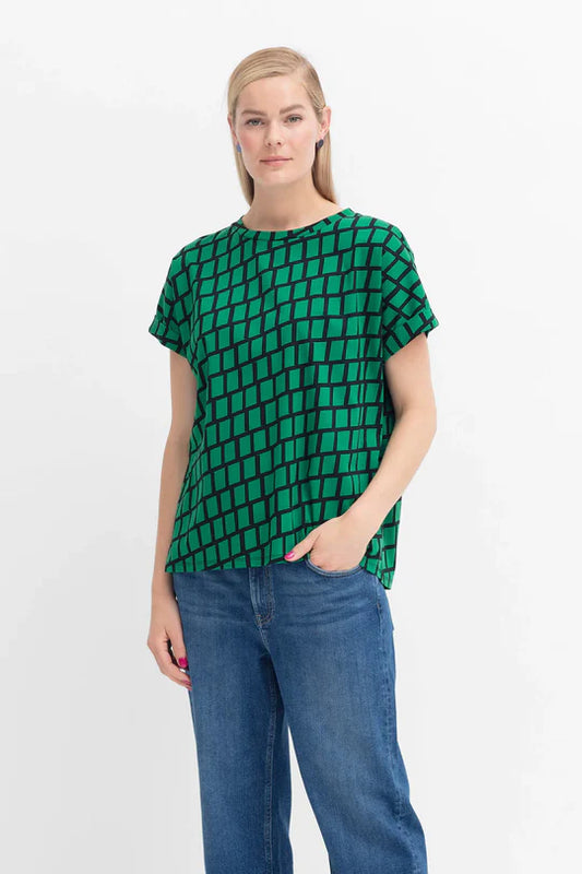 Elk Lento Top- Cedar Green