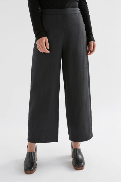 Elk Hersom Linen Pant | Black