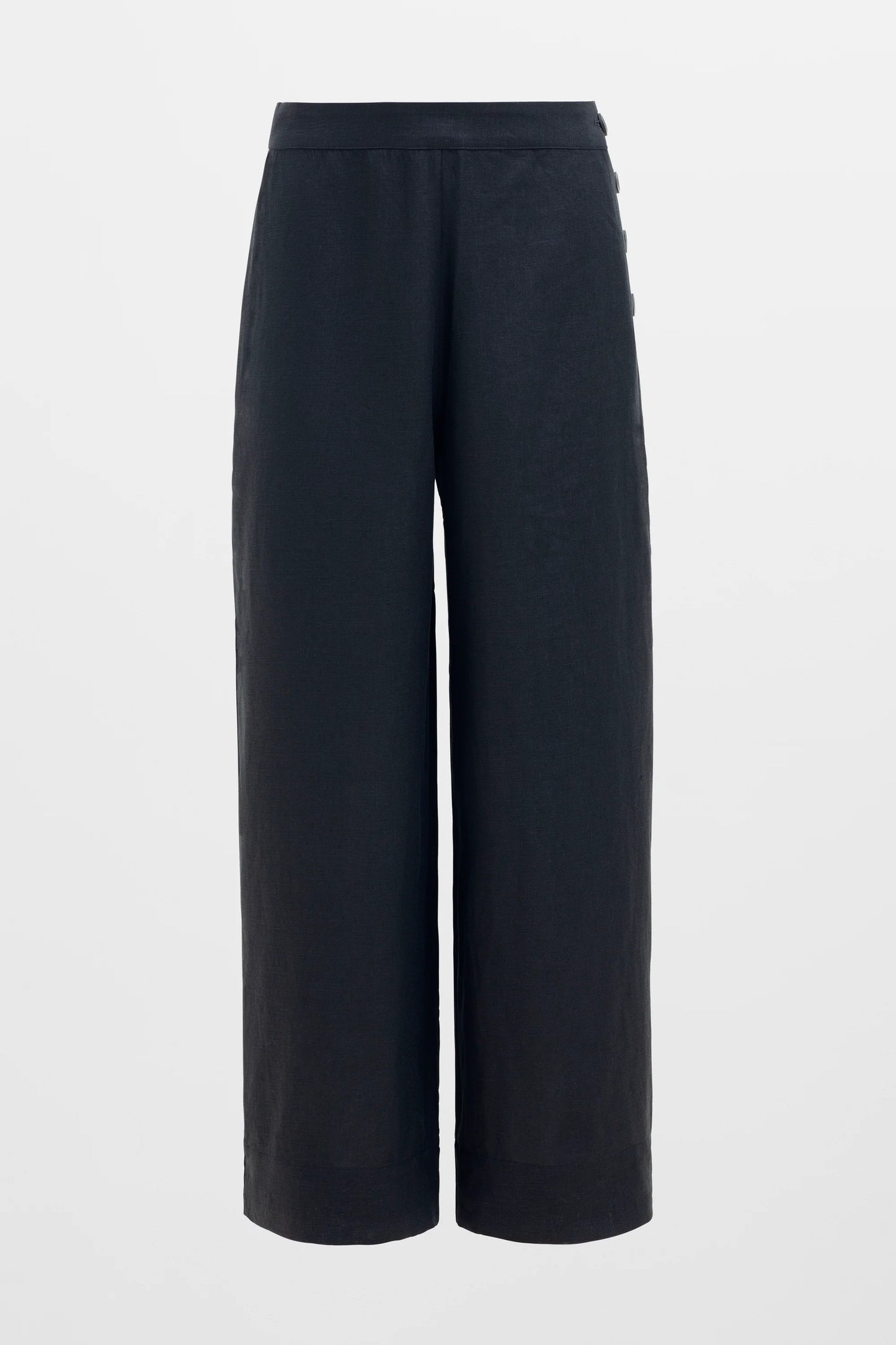 Elk Hersom Linen Pant | Black