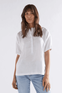 Strom Linen Shirt- White