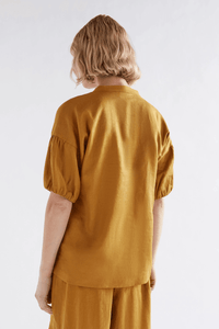 Strom Linen Shirt- Honey Gold