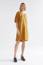 Load image into Gallery viewer, Strom Linen Dress- Honey Gold
