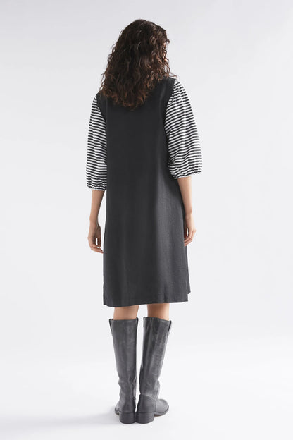 Elk Olsson French Linen Vest | Black