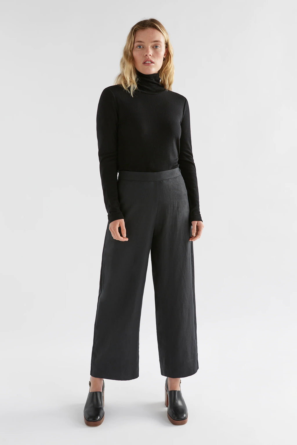 Elk Hersom Linen Pant | Black