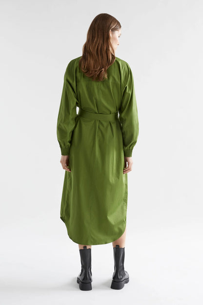 Elk Eller Dress | Green Moss