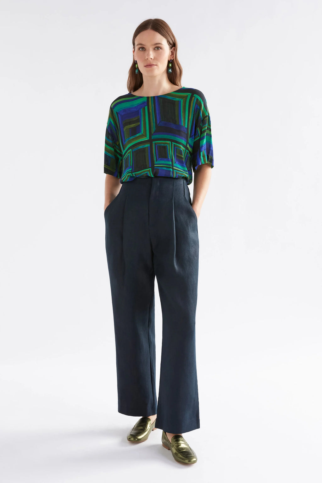 Elk Njord Pant | Ink