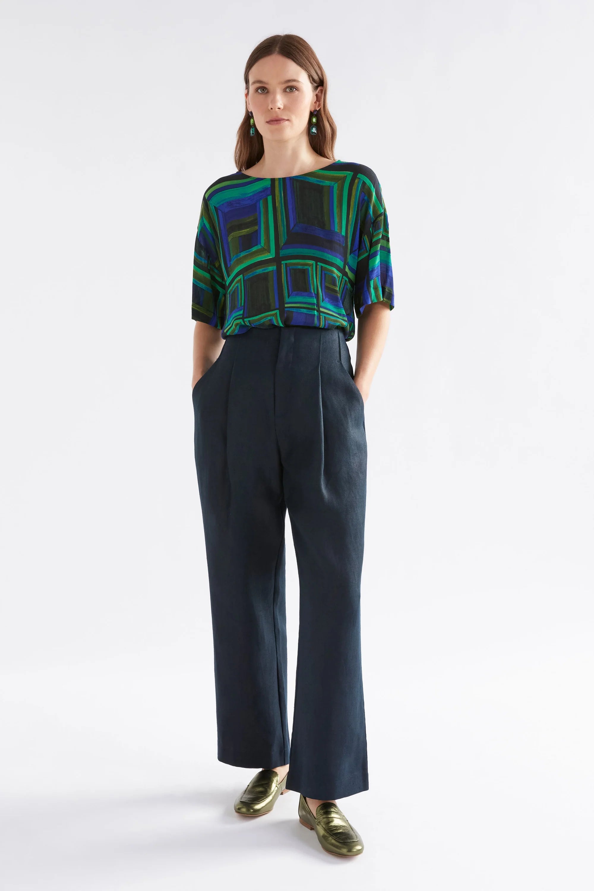 Elk Njord Pant | Ink