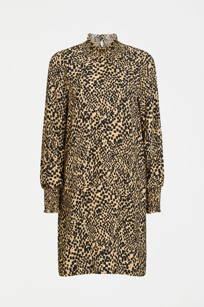 Elk Veda Dress | Beige Sinda Print
