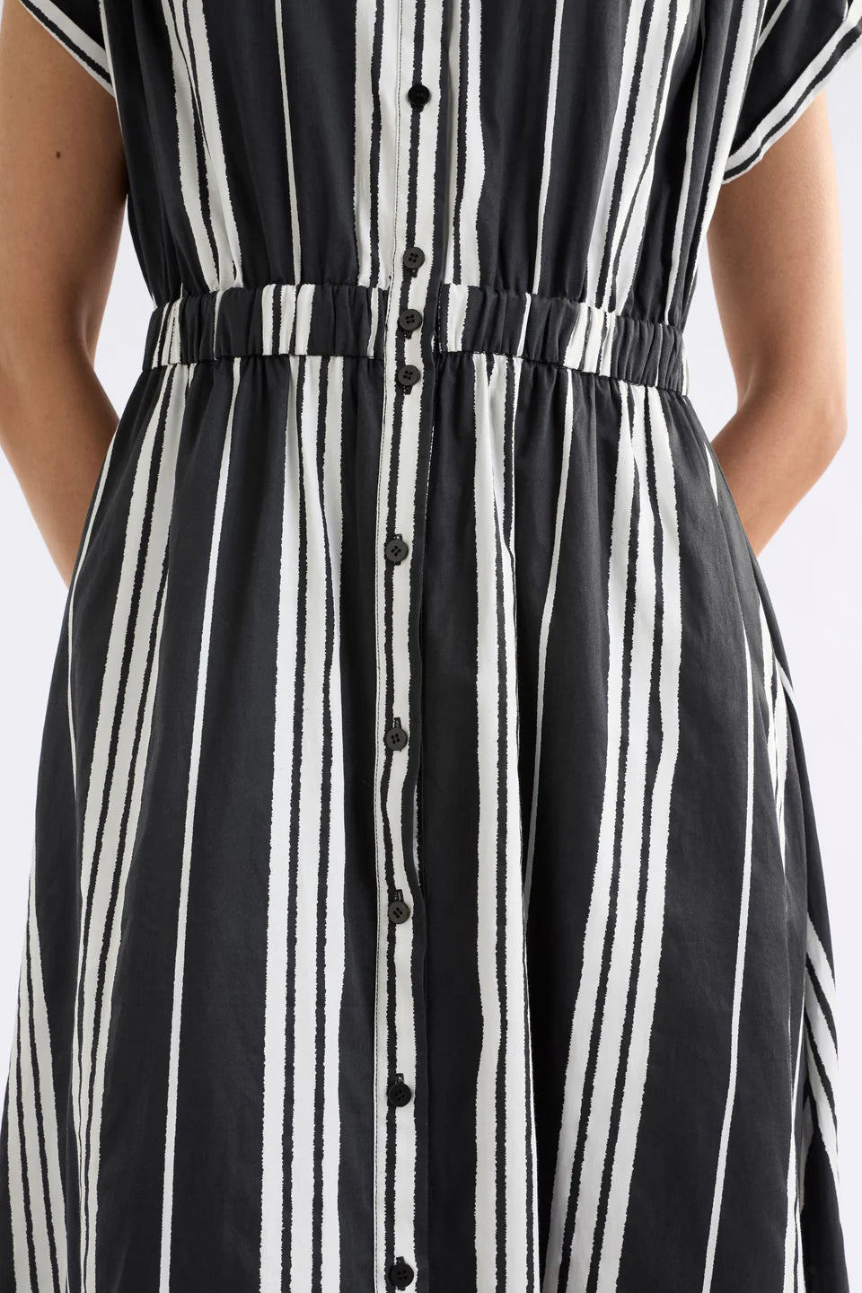 ELK Reza Shirt Dress - Black Fez Print