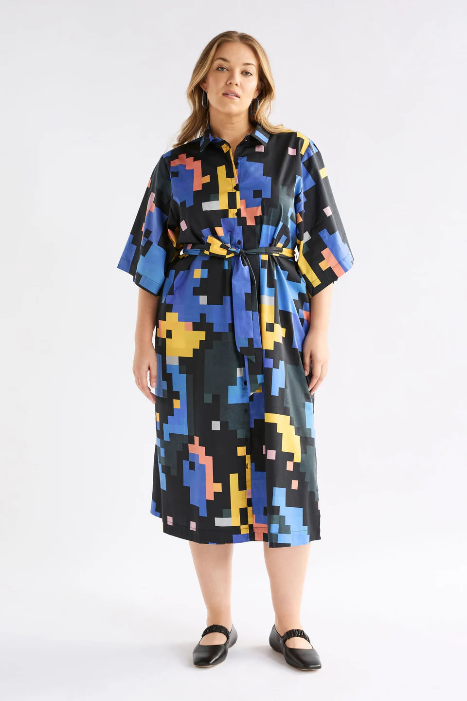 ELK Grand Shirt Dress - Lucent Print