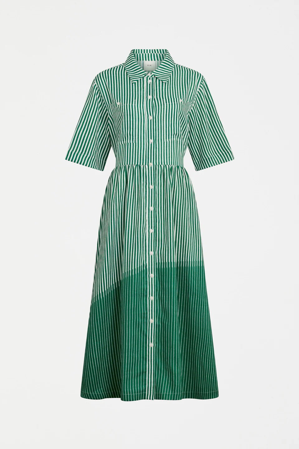 ELK Llinen Long Dress - Ortler Print