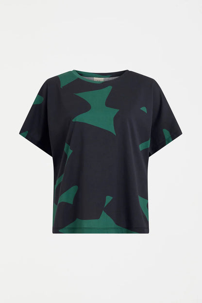 Elk Haki Short Sleeve T-Shirt - Teal Terra