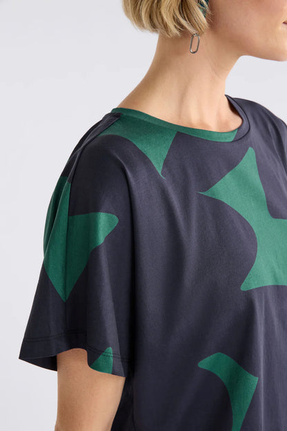 Elk Haki Short Sleeve T-Shirt - Teal Terra