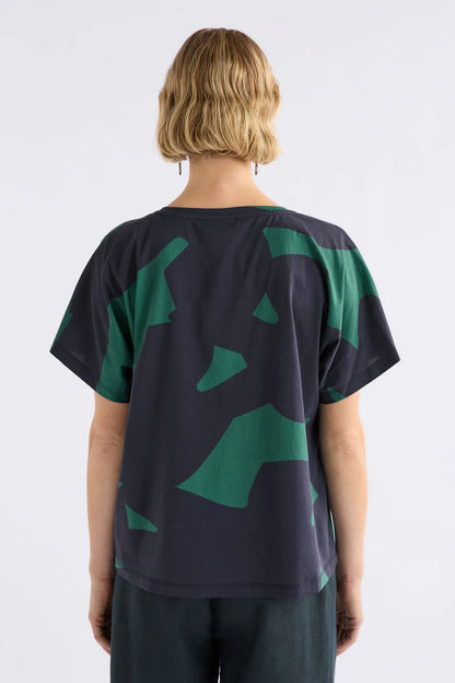 Elk Haki Short Sleeve T-Shirt - Teal Terra