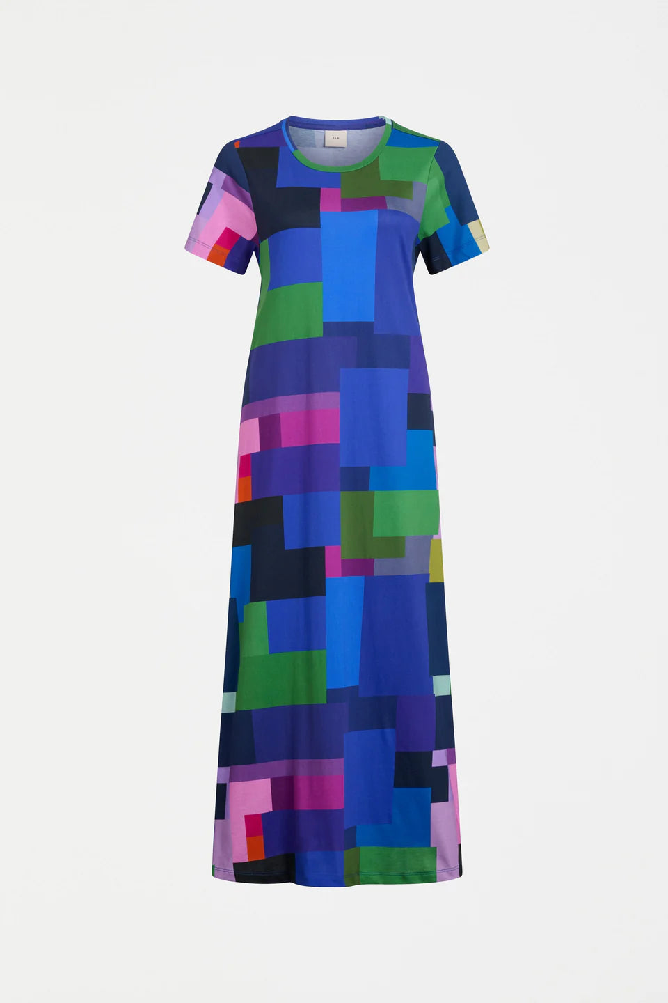 Elk Sigel T-Shirt Dress - Lucent Tee Print