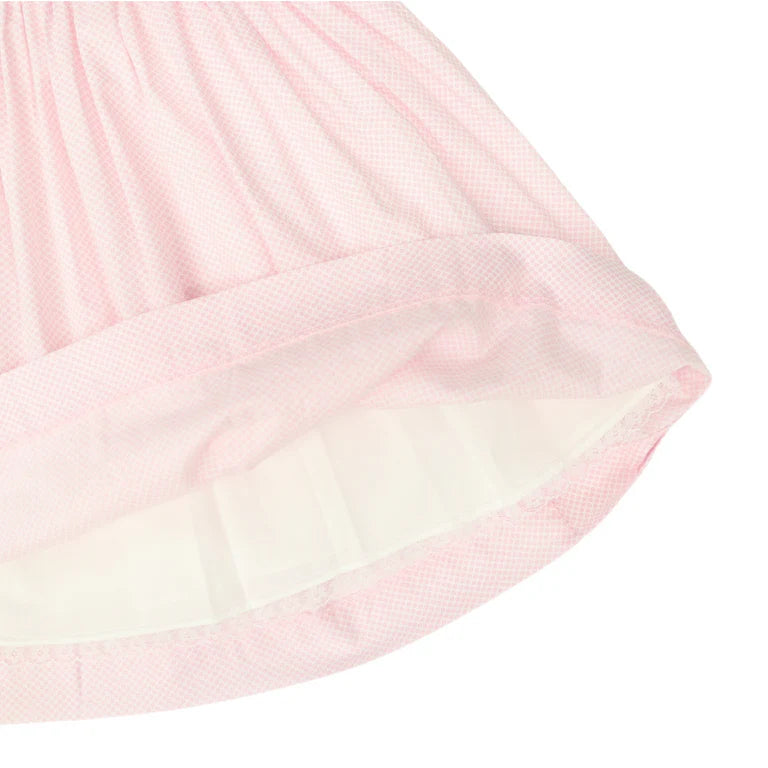 Korango Hand Smocked Frill Dress | Pink
