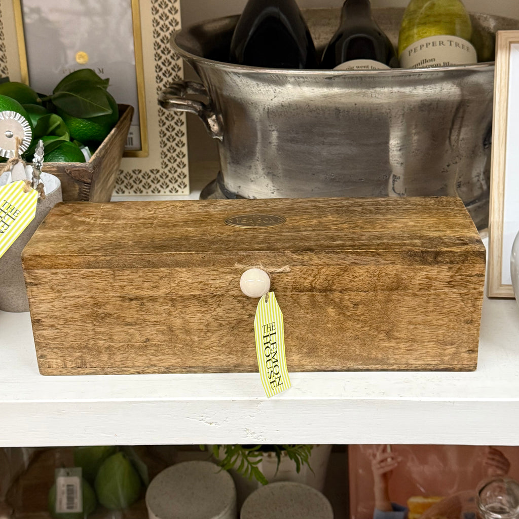 Wooden Tea Box