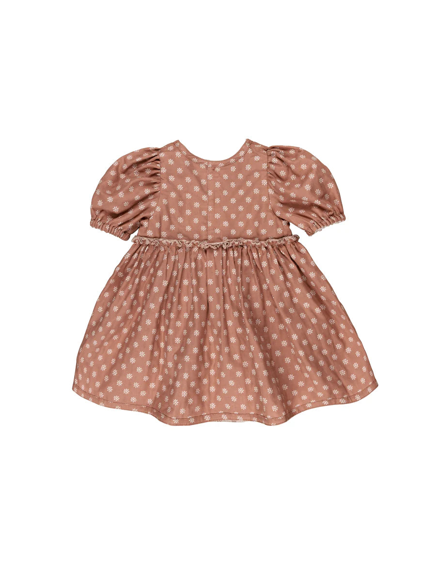 Huxbaby Reversible Puff Sleeve Dress | Daisy Muslin