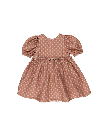 Huxbaby Reversible Puff Sleeve Dress | Daisy Muslin