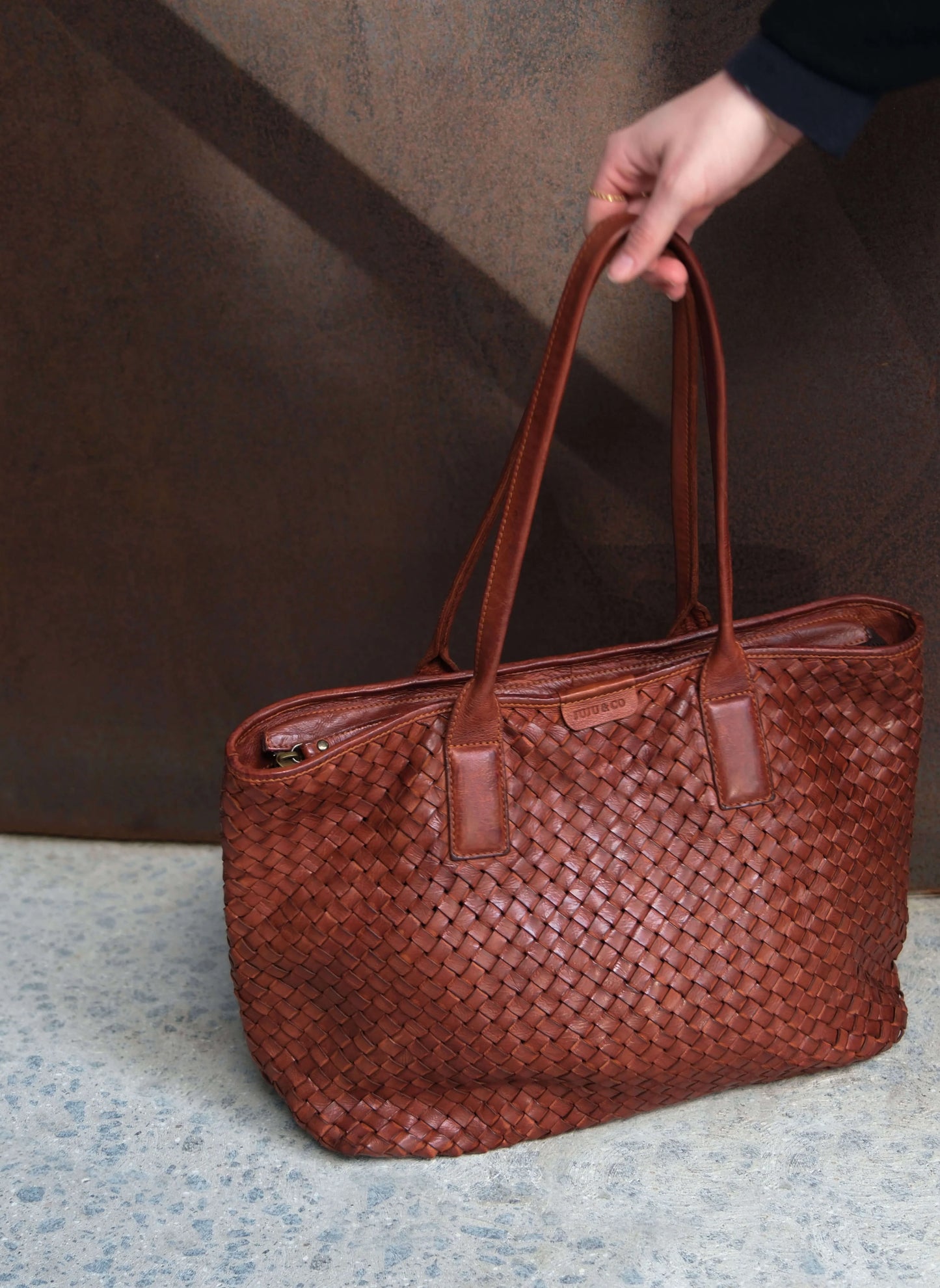 Juju & Co. Basque Tote - Amber