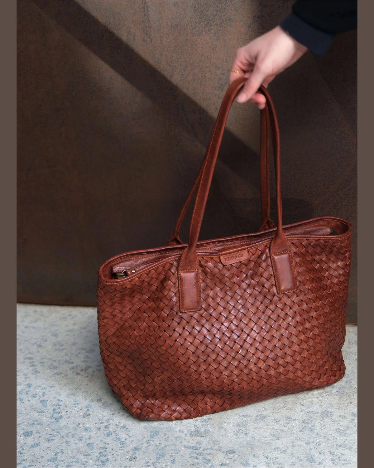 Juju & Co. Basque Tote - Amber
