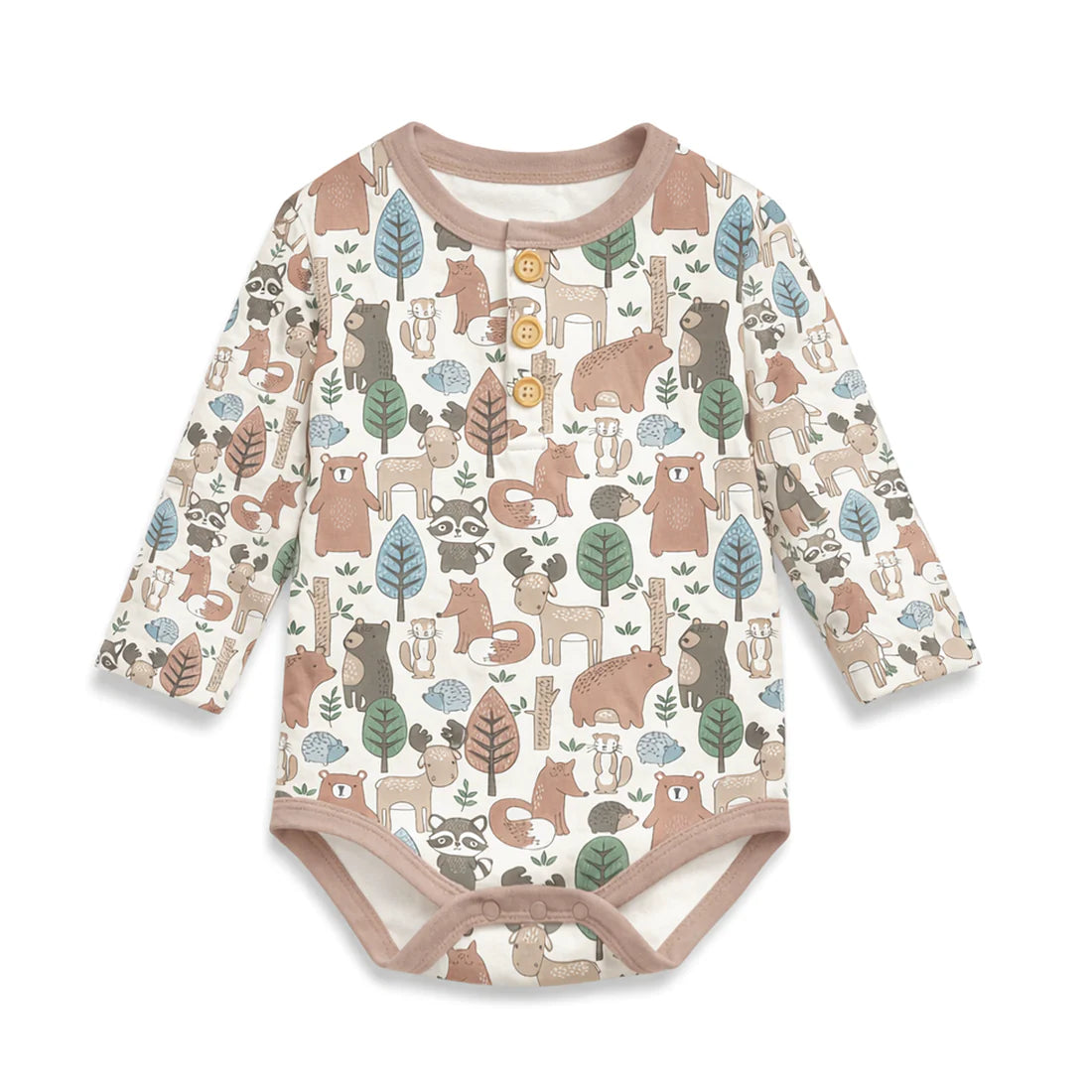 Aster & Oak Noah Woodland Onesie