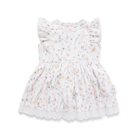 Aster & Oak Secret Garden Ruffle Dress
