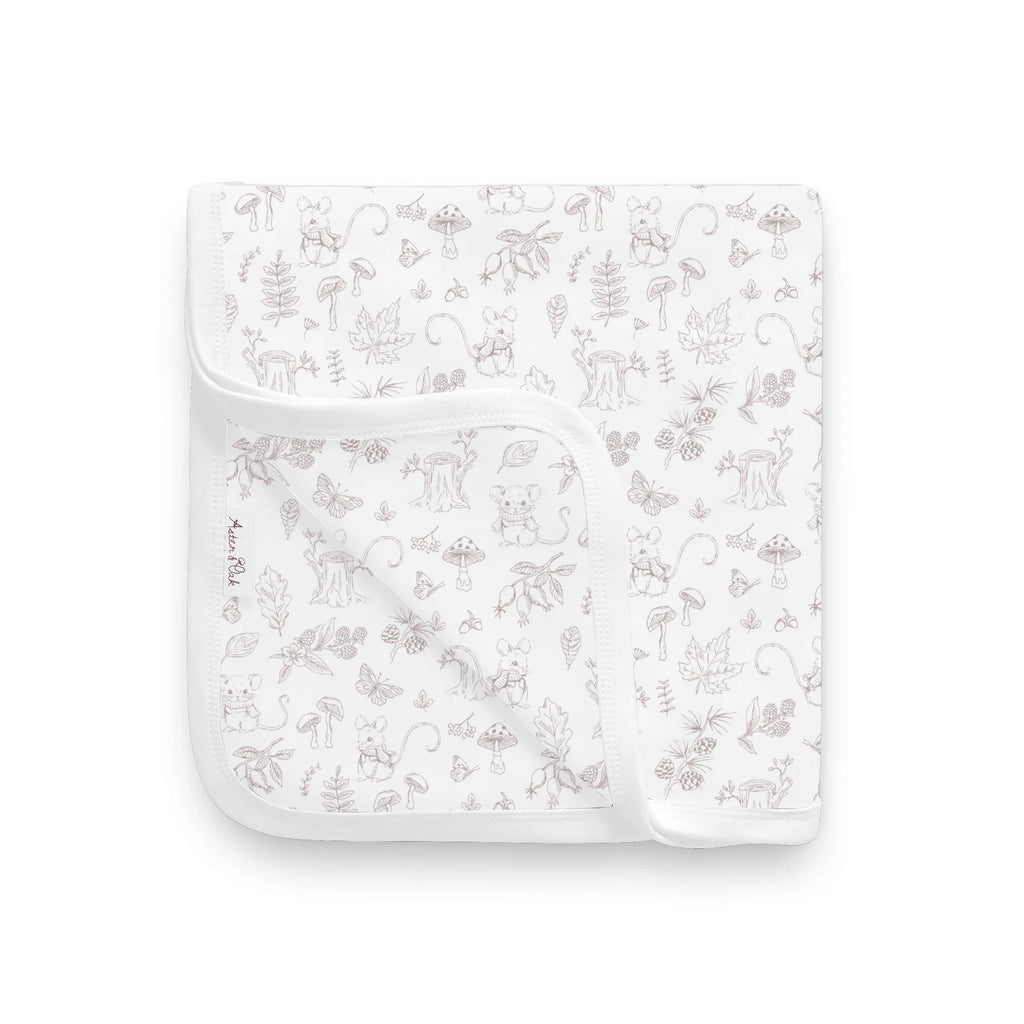 Aster & Oak Woodland Mouse Baby Wrap