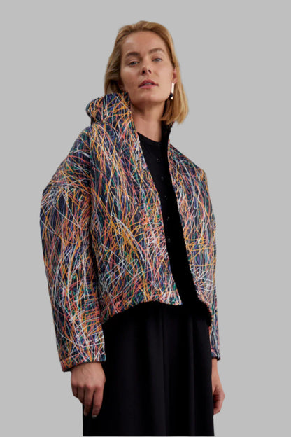 Elk Kudde Puffer Jacket | Maila Print