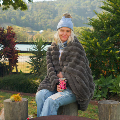 Cable Knit Snood and Beanie Boxed Set