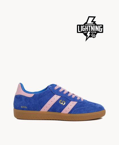 Goodsole 2001 Parallel - Cobalt Blue / Pink Suede