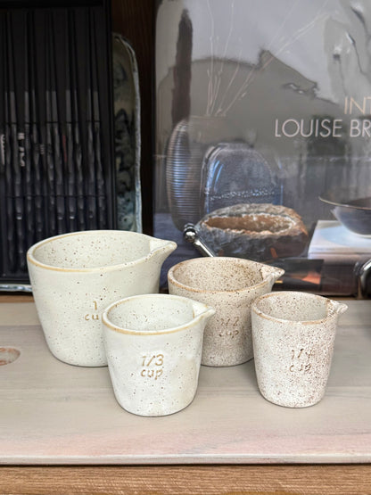 Ceramic Measuring Cups - Set of 4