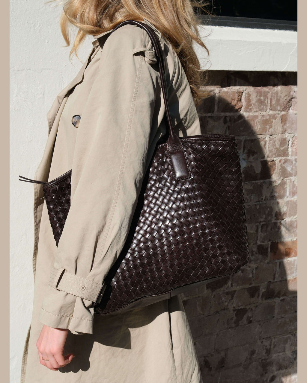 Juju & Co. Basque Tote - Chocolate