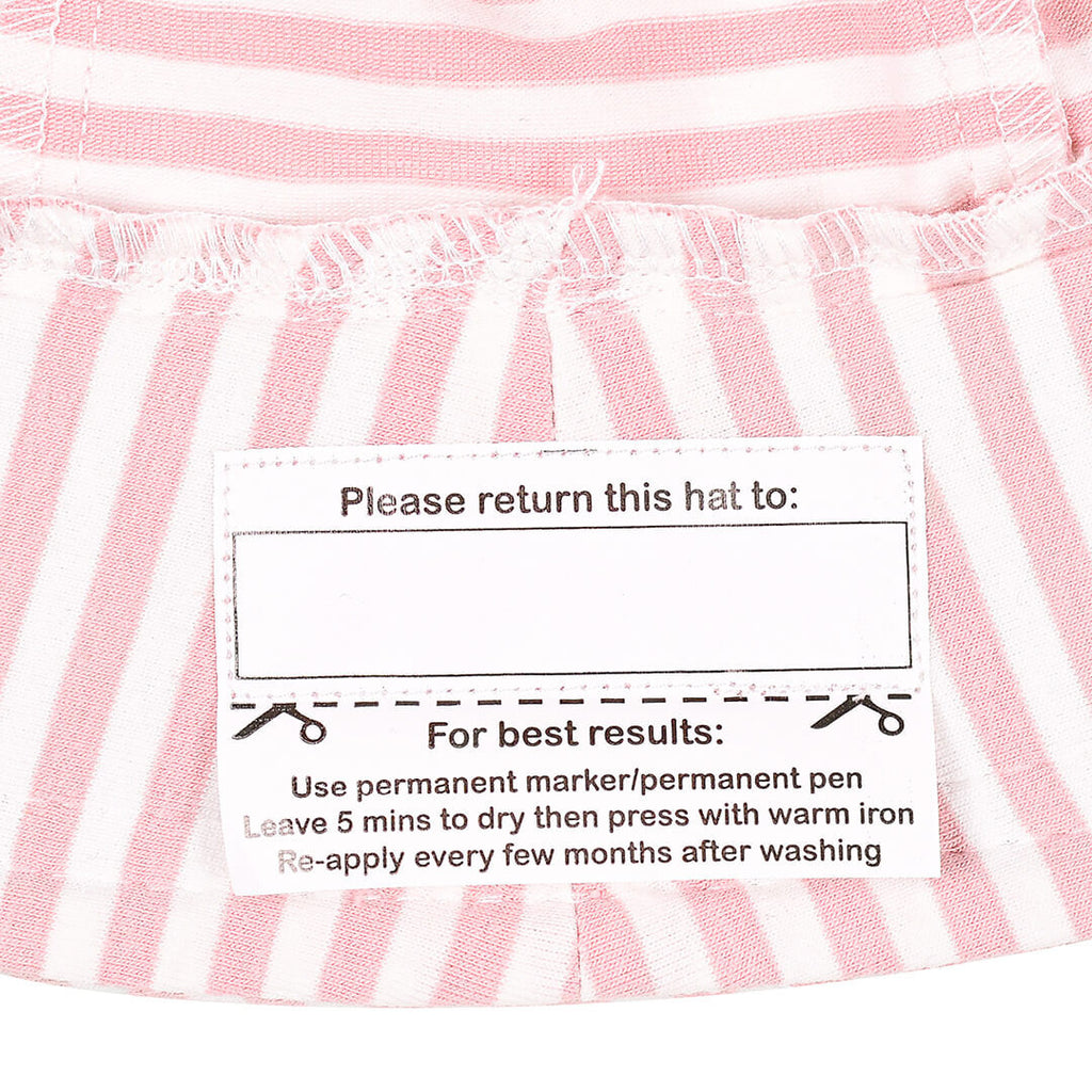 Bedhead Toddler Bucket Sun Hat - Pink Stripe