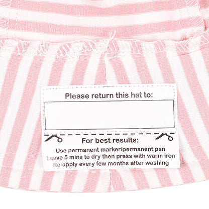 Bedhead Toddler Bucket Sun Hat - Pink Stripe