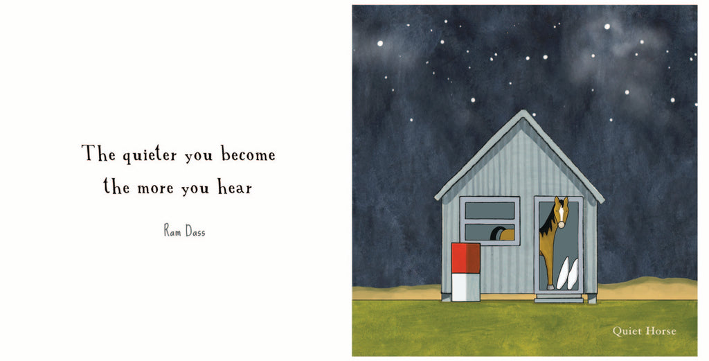 Red Tractor Glass Half Full Hard - Cover Quote Book